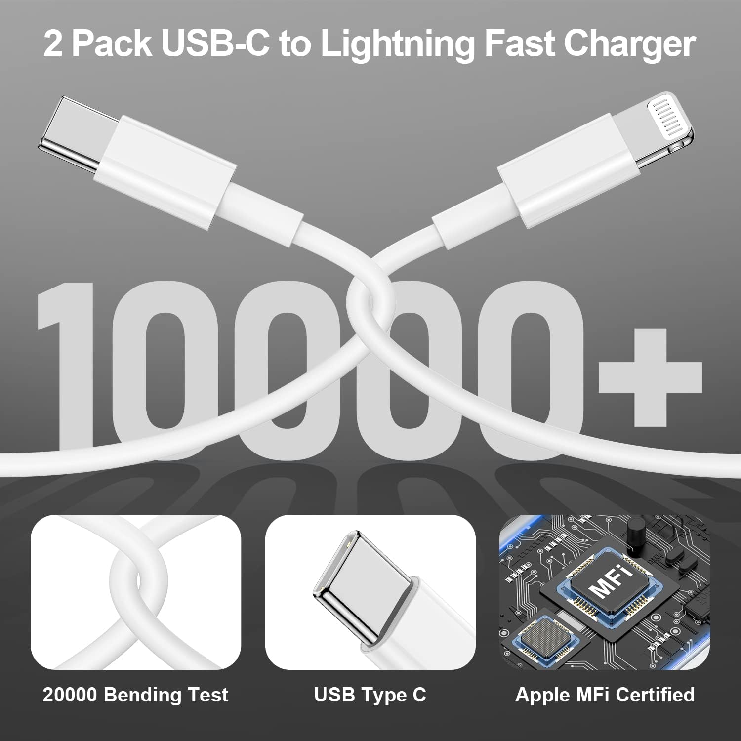 Amazon.co.jp: iPhone 14 Pro Max USB C - Lightningケーブル用 2本